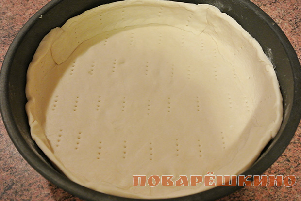 Пирог-тарталетка с кабачком и болгарским перцем