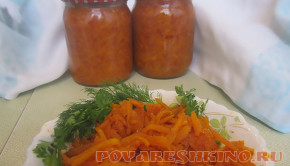 Суповая заготовка на зиму из моркови с томатной пастой