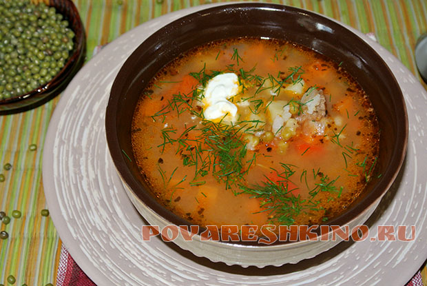 Вкусный суп с машем (машхурда)