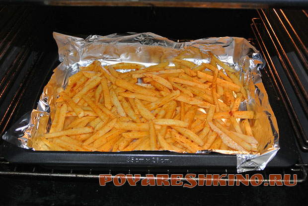 Картофель фри в духовке рецепт – Американская кухня: Основные блюда. «Еда»