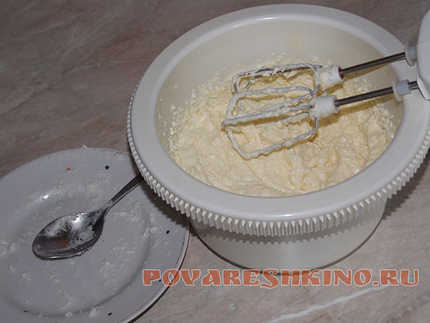 Бисквитный торт Птичье молоко с манным кремом (без суфле)